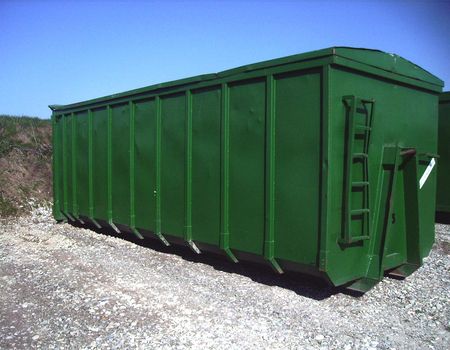 Abrollcontainer mit Deckel, 25 m³ bis 45 m³