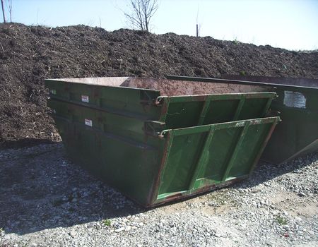 Bauschuttcontainer mit Klappe (5 m³)
